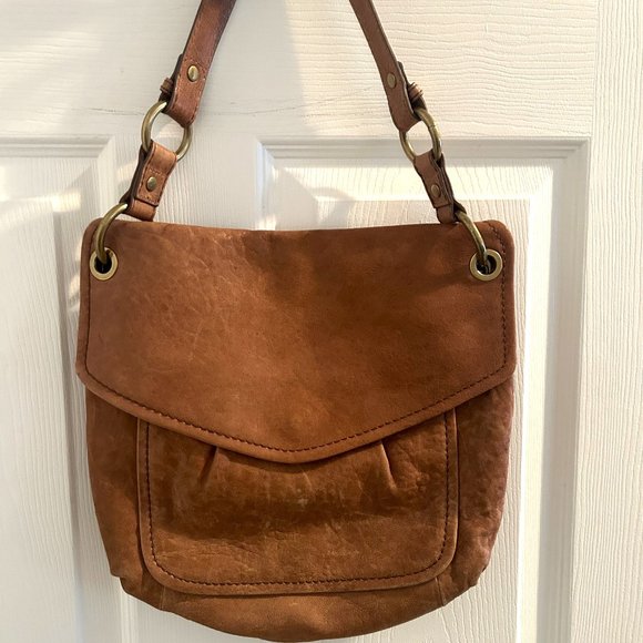 Fossil  Distressed Leather Bag - Picture 1 of 7